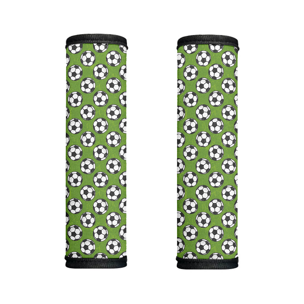 Green Soccer Ball Pattern Print Handle Covers