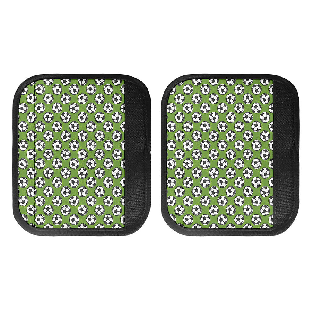 Green Soccer Ball Pattern Print Handle Covers