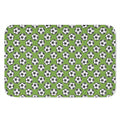 Green Soccer Ball Pattern Print Indoor Door Mat