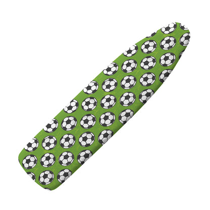 Green Soccer Ball Pattern Print Ironing Board Cover