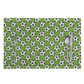 Green Soccer Ball Pattern Print Placemat