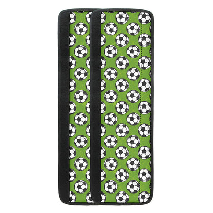 Green Soccer Ball Pattern Print Refrigerator Handle Covers