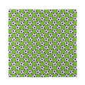 Green Soccer Ball Pattern Print Silk Bandana
