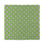 Green Soccer Ball Pattern Print Silk Bandana