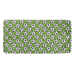 Green Soccer Ball Pattern Print Towel