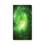 Green Sparkle Galaxy Print Baby Crib Sheet