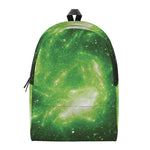 Green Sparkle Galaxy Print Backpack