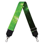 Green Sparkle Galaxy Print Bag Strap