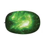 Green Sparkle Galaxy Print Car Side Mirror Covers