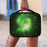 Green Sparkle Galaxy Print Classic Bible Case