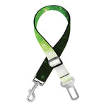 Green Sparkle Galaxy Print Dog Seat Belt