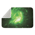 Green Sparkle Galaxy Print Indoor Door Mat