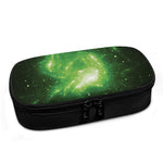 Green Sparkle Galaxy Print Insulin Cooler Travel Case