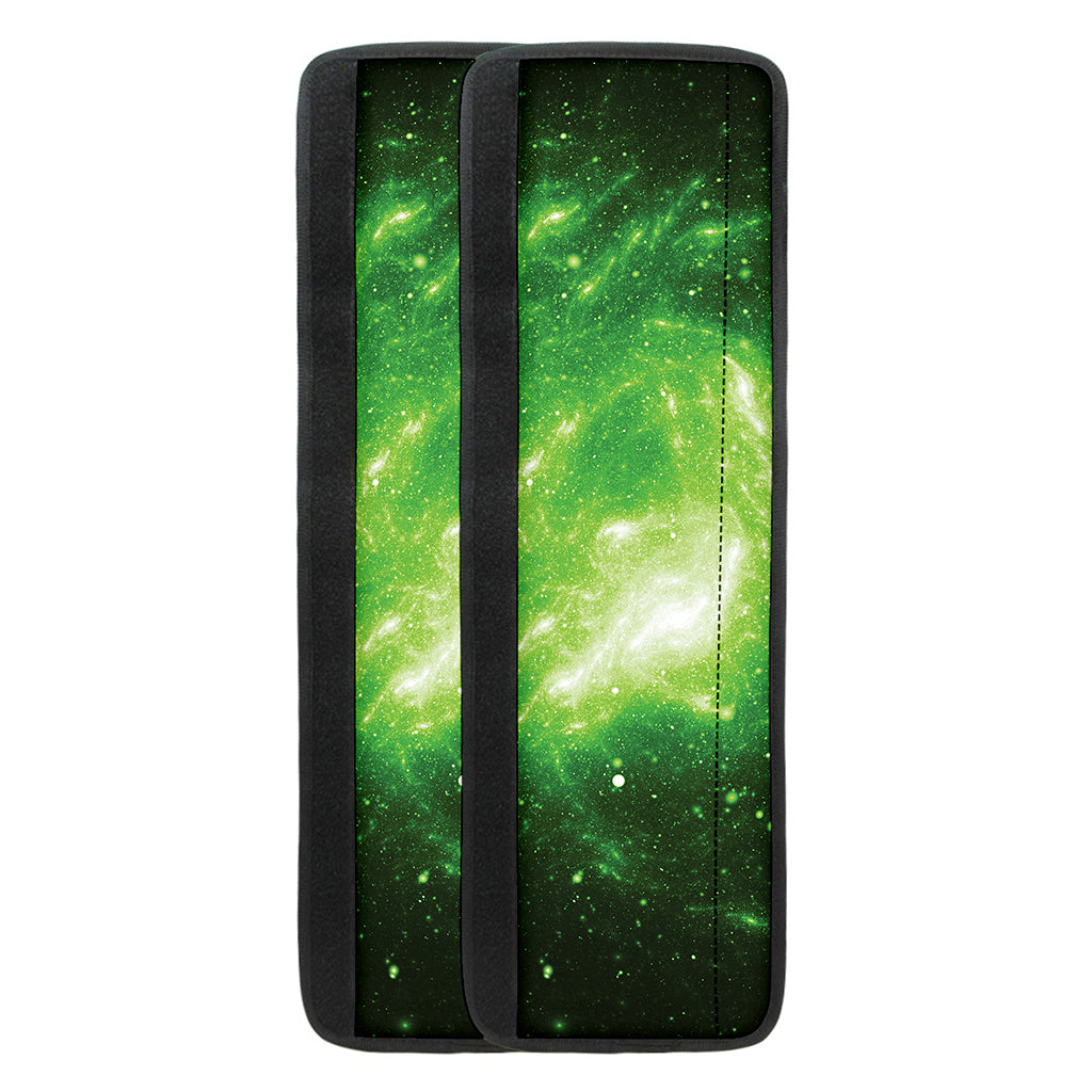 Green Sparkle Galaxy Print Refrigerator Handle Covers