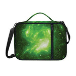 Green Sparkle Galaxy Print Shoulder Strap Bible Bag