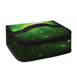 Green Sparkle Galaxy Print Small Lunch Bag