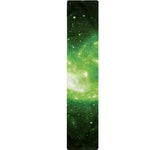 Green Sparkle Galaxy Print Table Runner