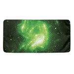 Green Sparkle Galaxy Print Towel