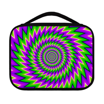 Green Spiral Moving Optical Illusion Classic Bible Case