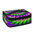 Green Spiral Moving Optical Illusion Small Lunch Bag