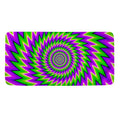 Green Spiral Moving Optical Illusion Towel