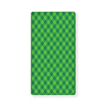 Green St. Patrick's Day Plaid Print Baby Crib Sheet