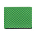 Green St. Patrick's Day Plaid Print Bifold Wallet