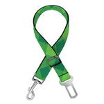 Green St. Patrick's Day Plaid Print Dog Seat Belt