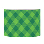 Green St. Patrick's Day Plaid Print Drum Lamp Shade