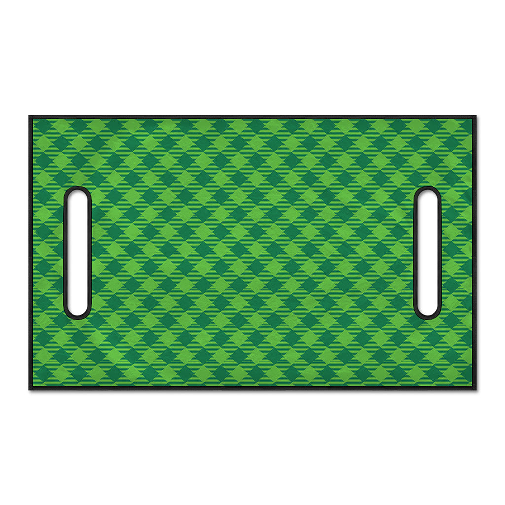 Green St. Patrick's Day Plaid Print Golf Cart Seat Cover