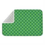 Green St. Patrick's Day Plaid Print Indoor Door Mat