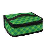 Green St. Patrick's Day Plaid Print Small Lunch Bag