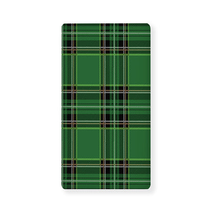 Green Stewart Tartan Pattern Print Baby Crib Sheet