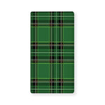 Green Stewart Tartan Pattern Print Baby Crib Sheet