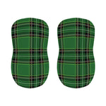 Green Stewart Tartan Pattern Print Bar Stool Covers
