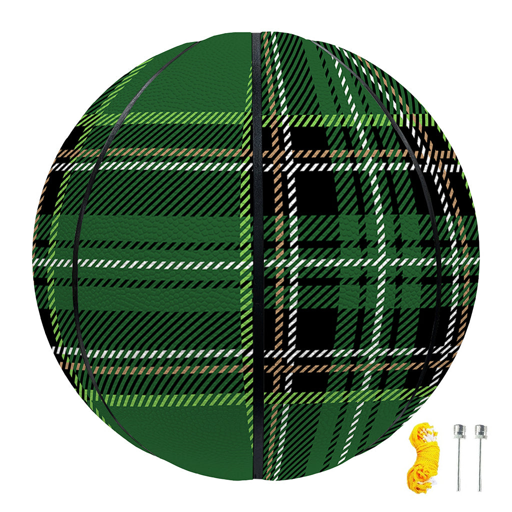 Green Stewart Tartan Pattern Print Basketball