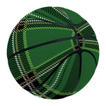 Green Stewart Tartan Pattern Print Basketball