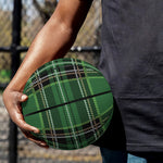 Green Stewart Tartan Pattern Print Basketball
