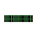 Green Stewart Tartan Pattern Print Bed Runner