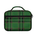 Green Stewart Tartan Pattern Print Briefcase Bible Bag
