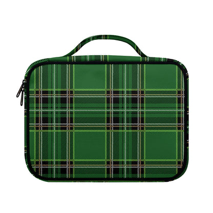 Green Stewart Tartan Pattern Print Briefcase Bible Bag