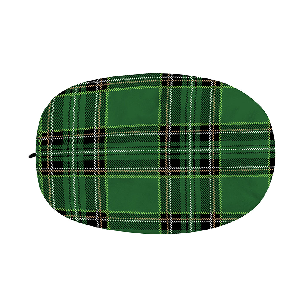 Green Stewart Tartan Pattern Print Car Side Mirror Covers
