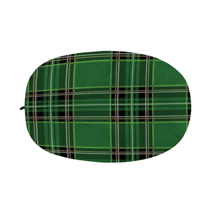 Green Stewart Tartan Pattern Print Car Side Mirror Covers