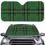 Green Stewart Tartan Pattern Print Car Windshield Sun Shade