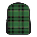 Green Stewart Tartan Pattern Print Casual Backpack