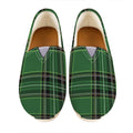 Green Stewart Tartan Pattern Print Casual Shoes