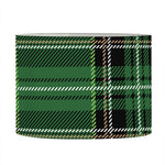 Green Stewart Tartan Pattern Print Drum Lamp Shade