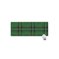 Green Stewart Tartan Pattern Print Extended Mouse Pad