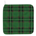 Green Stewart Tartan Pattern Print Hand Towel