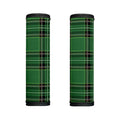 Green Stewart Tartan Pattern Print Handle Covers